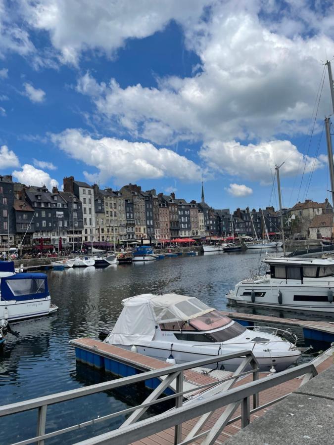Le Voilier. Honfleur T2 Dans Residence Avec Piscine Équemauville Εξωτερικό φωτογραφία